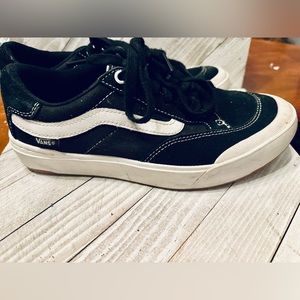 Vans Off The‎ Wall Skateboarding Sneakers Shoes Black White Low Top